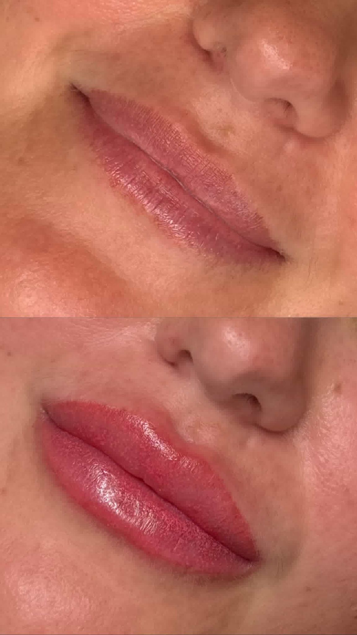 Lip blush at Berkem Brows